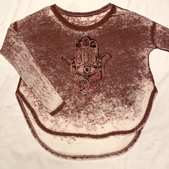 Chaser Hamsa Burnout LS tee - Picture 2 of 9